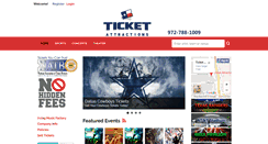 Desktop Screenshot of concertsandsports.com